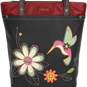 Chala Everyday Tote with a large hummingbird on the front